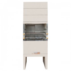 Forma para Churrasqueira  Predial  Modelo Lisa e Moldada no Tijolinho